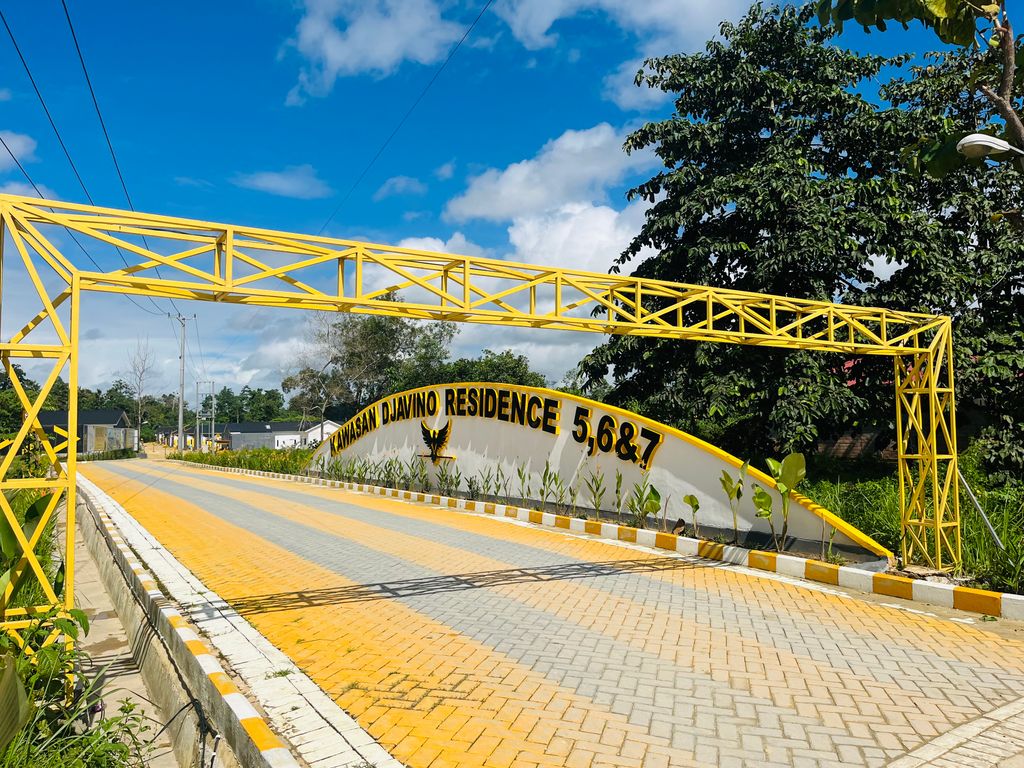 foto tampak rumah tipe 36 perumahan DJAVINO RESIDENCE VII