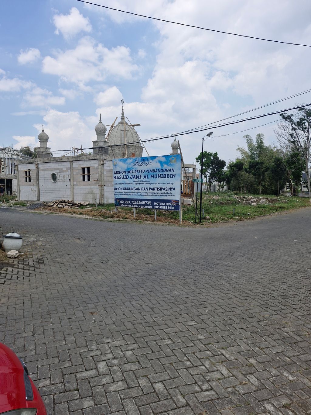 foto posisi tengah perumahan Greenstone