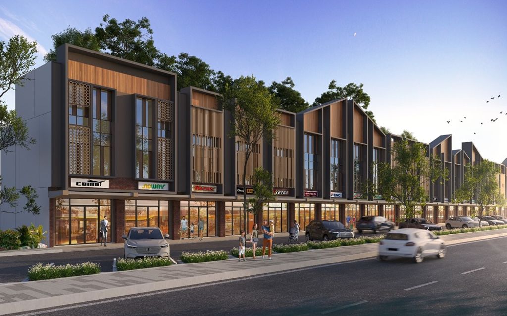 foto tampak rumah tipe SARDINIA perumahan METLAND CIBITUNG - CLUSTER LISSE