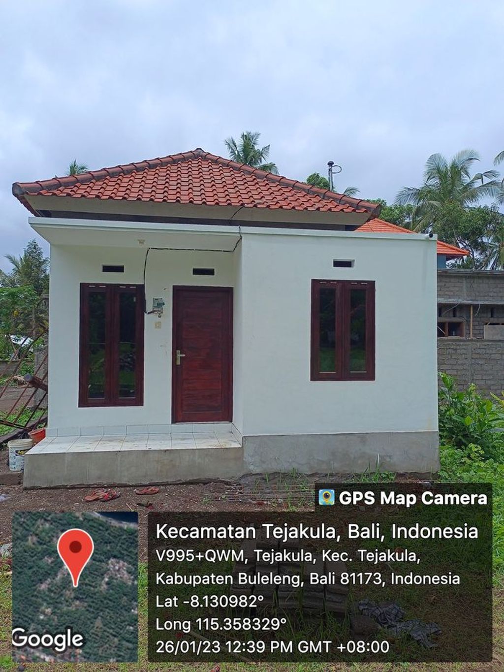 foto tampak rumah tipe 30/80 Finishing perumahan PERUMAHAN TEJAKULA