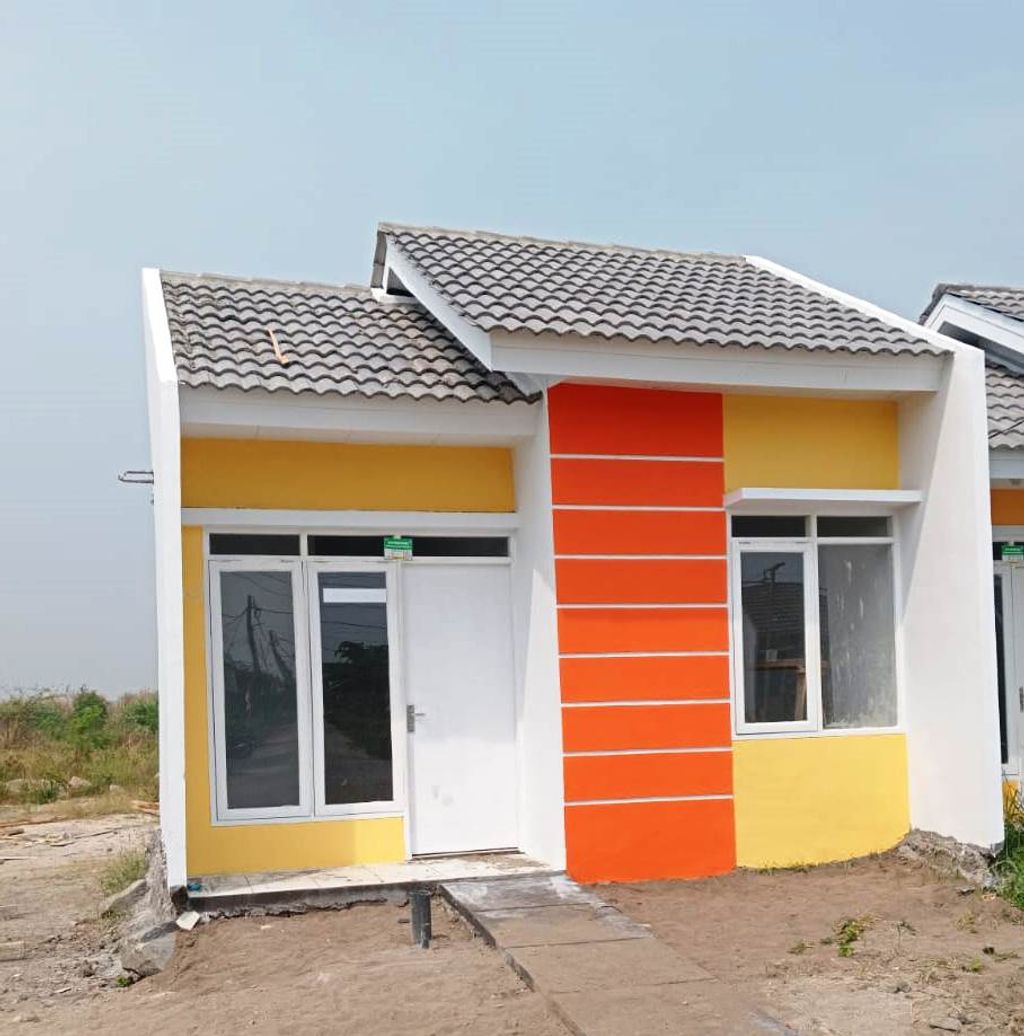 foto tampak rumah tipe 22 perumahan GRAND KERTAMUKTI RESIDENCE 2024