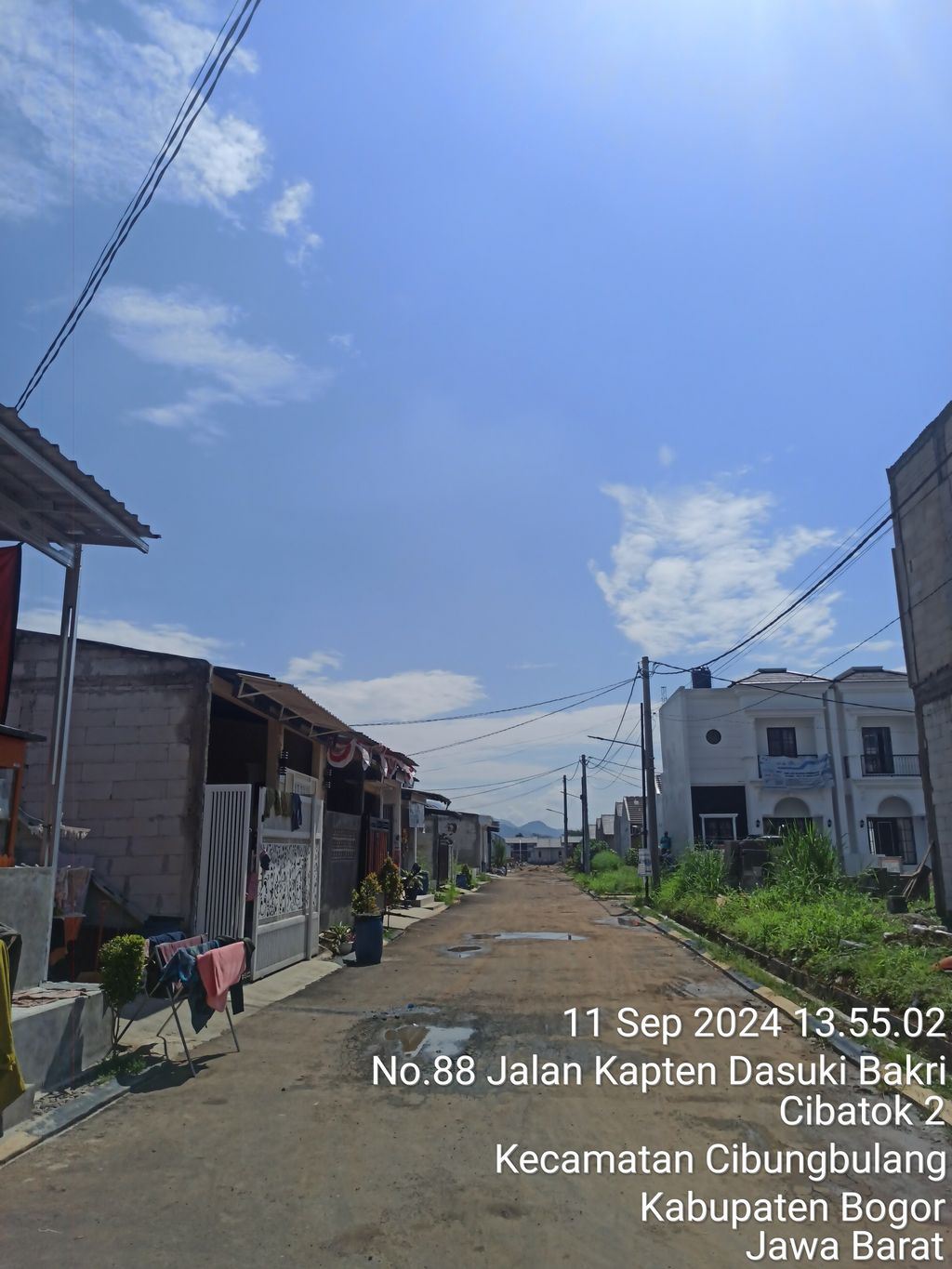 foto posisi tengah perumahan MULIA LAND BOGOR SEKTOR 2 TAHAP 2