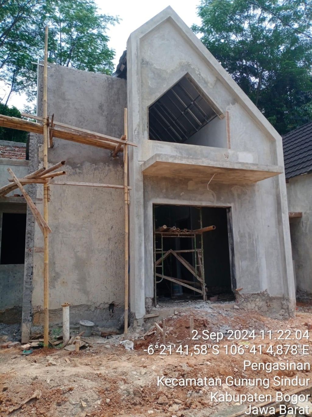 foto tampak rumah tipe NSR2-35 perumahan SERPONG NATURA CITY TAHAP 2