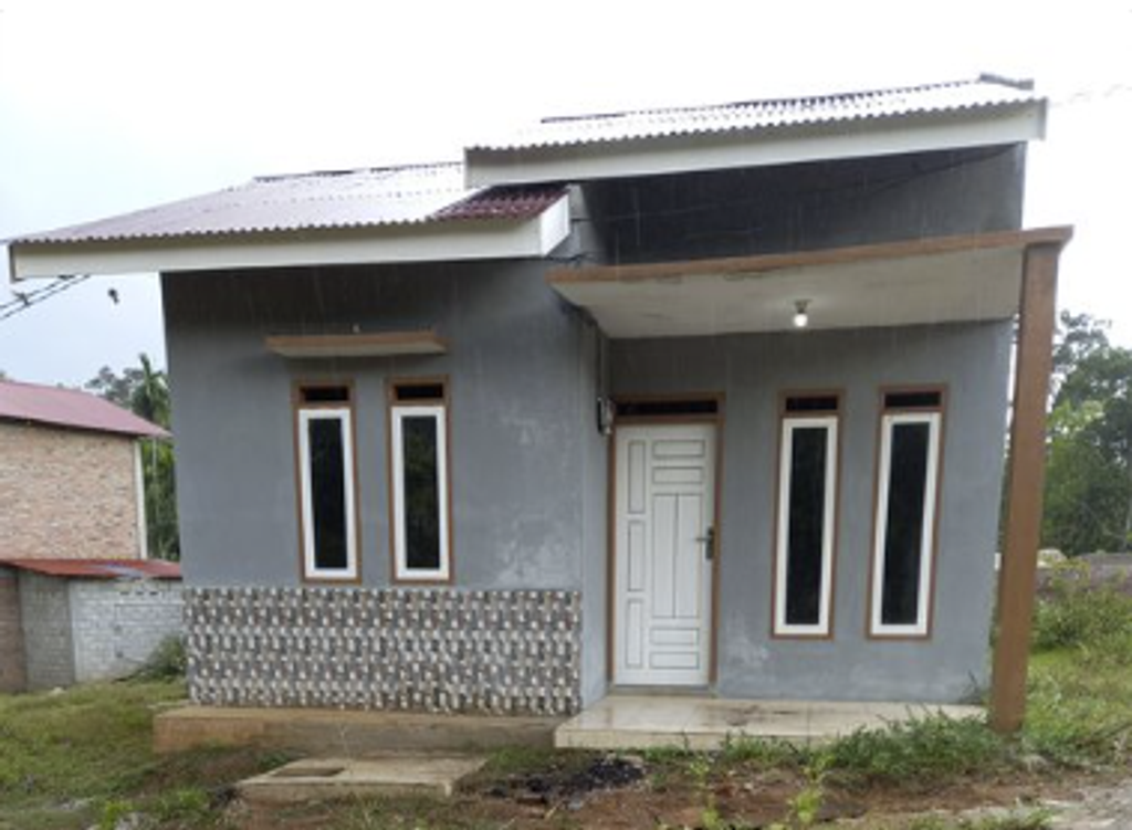 foto tampak rumah tipe 36 perumahan ALAM KAMPUNG ASRI