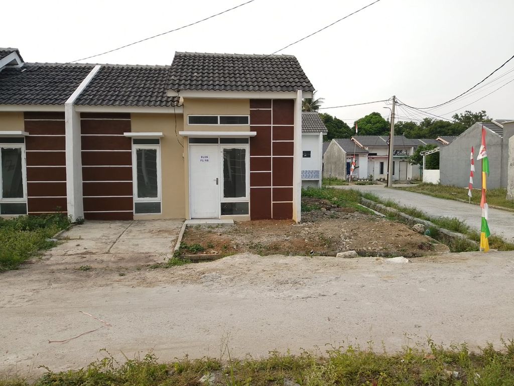 foto tampak rumah tipe 6x10 303 Juta Tanah 119m2 perumahan Klapa Indah Tahap 2