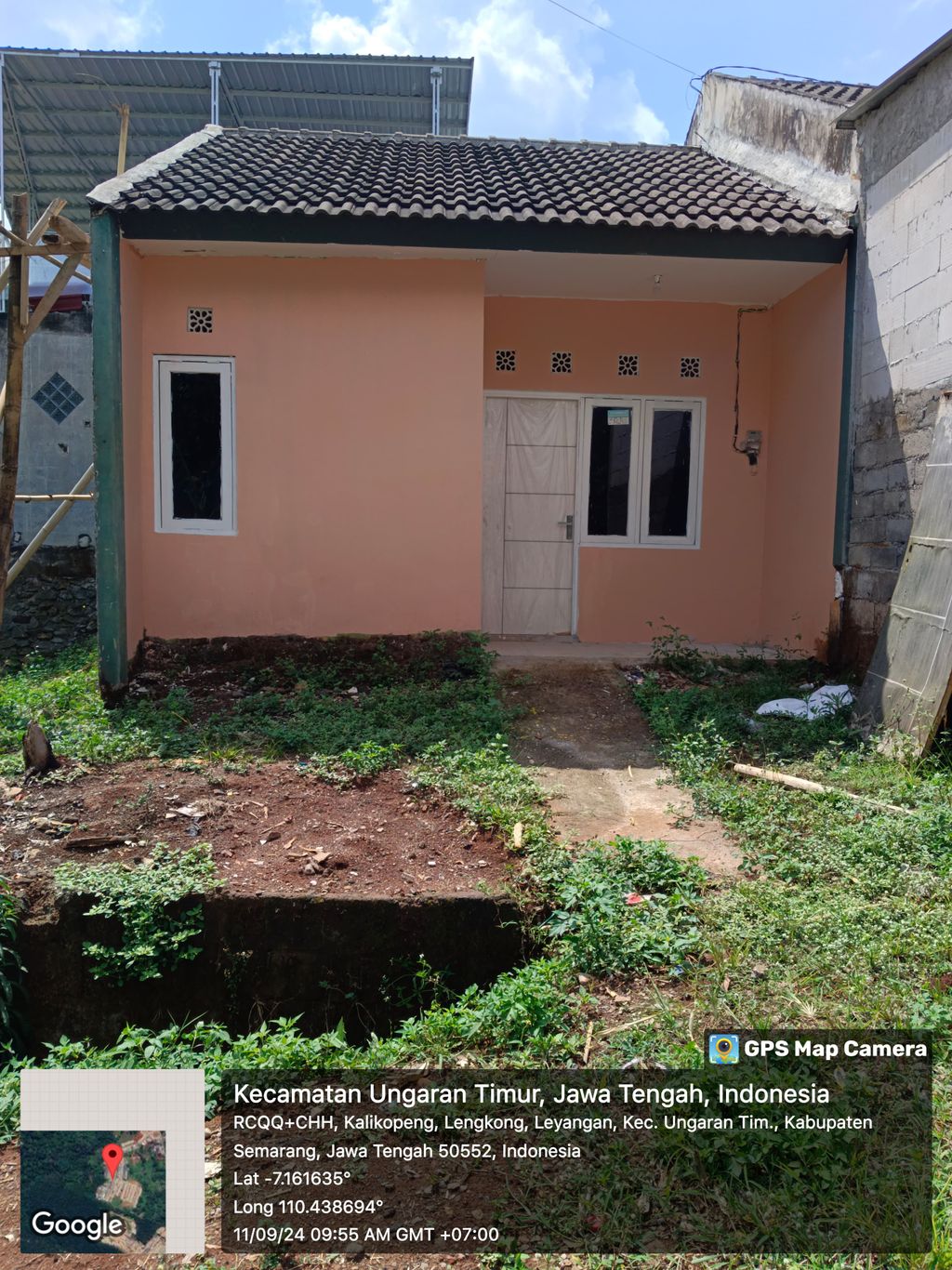 foto tampak rumah tipe subsidi 2024 perumahan Lembah Leyangan