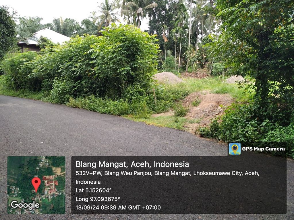 foto gerbang perumahan Griya Indah Blang Weu