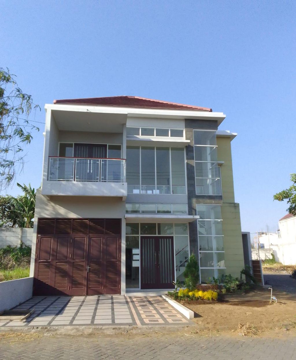 foto tampak rumah tipe Amethyst perumahan Greenstone