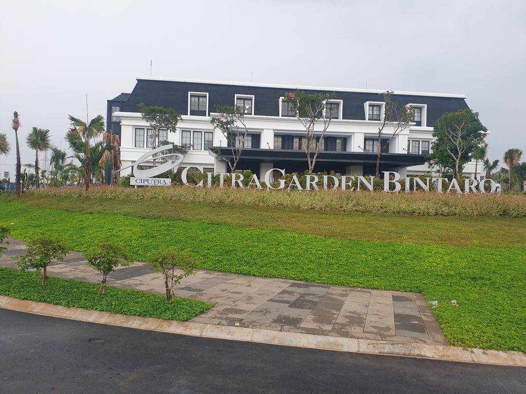 foto gerbang perumahan CitraGarden Bintaro tahap II