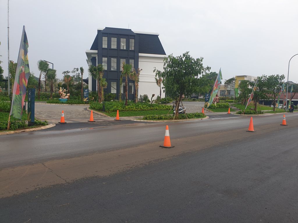 foto posisi tengah perumahan CitraGarden Bintaro tahap II