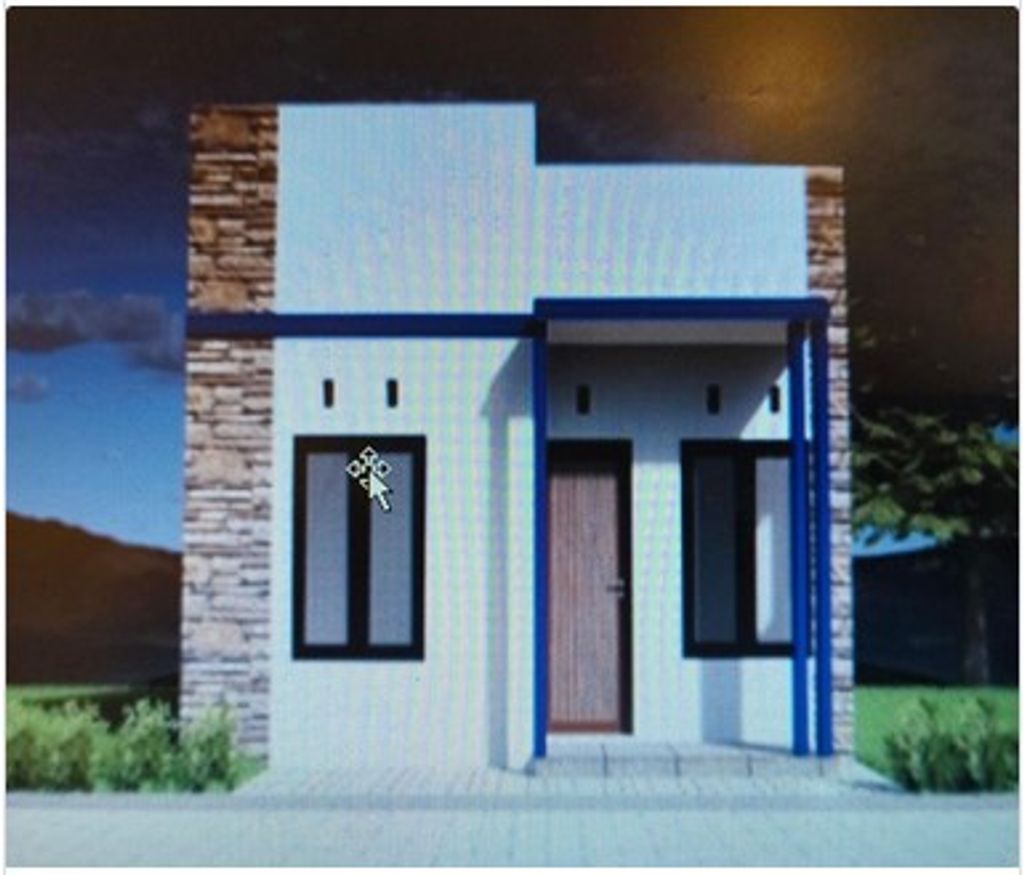 foto tampak rumah tipe YARDEN perumahan YARDEN TATELU