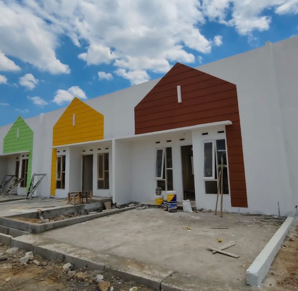 foto tampak rumah tipe 36 perumahan ASTANA NUSANTARA