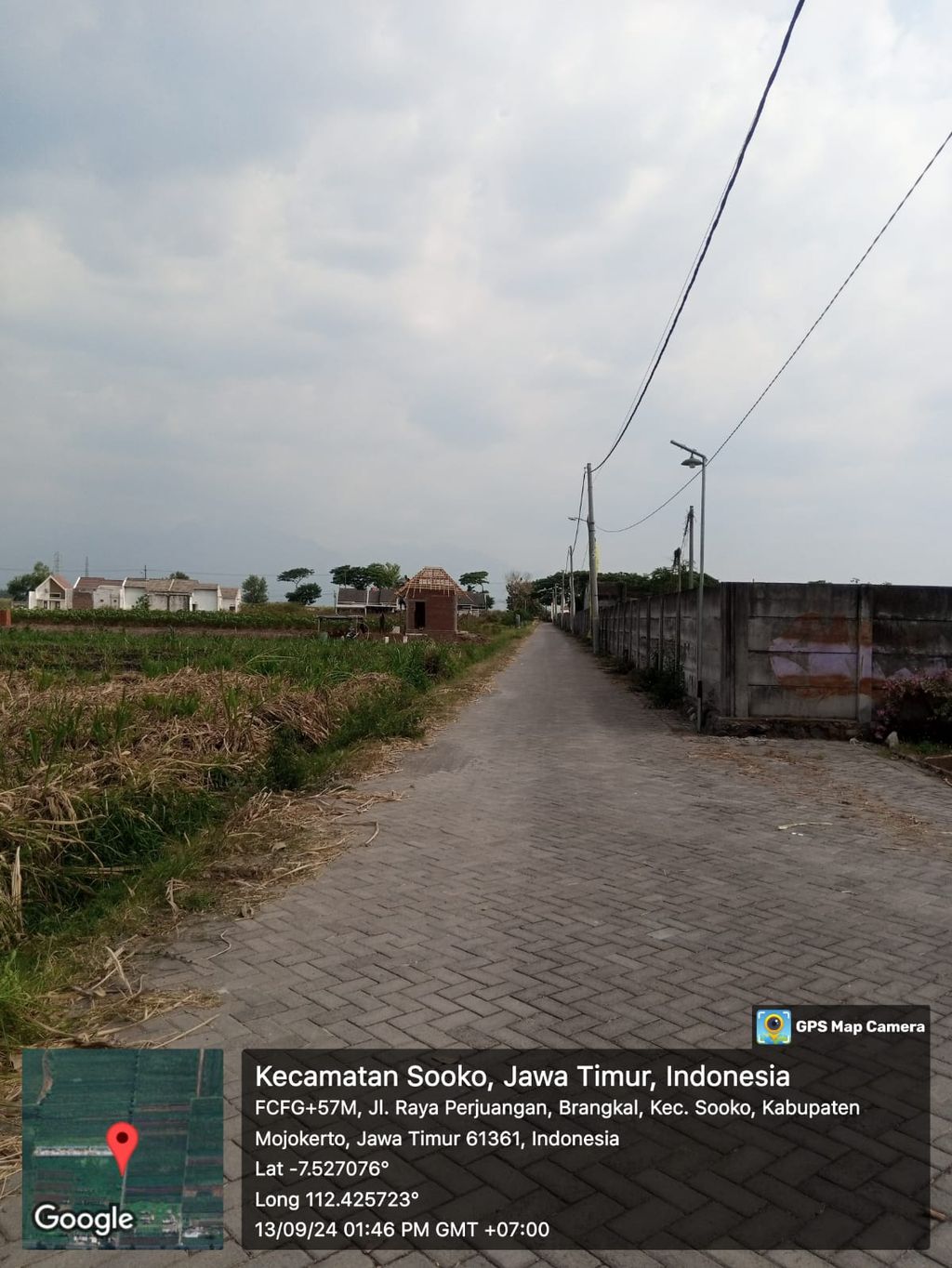 foto posisi tengah perumahan BUMI MENTARI SOOKO TAHAP 2