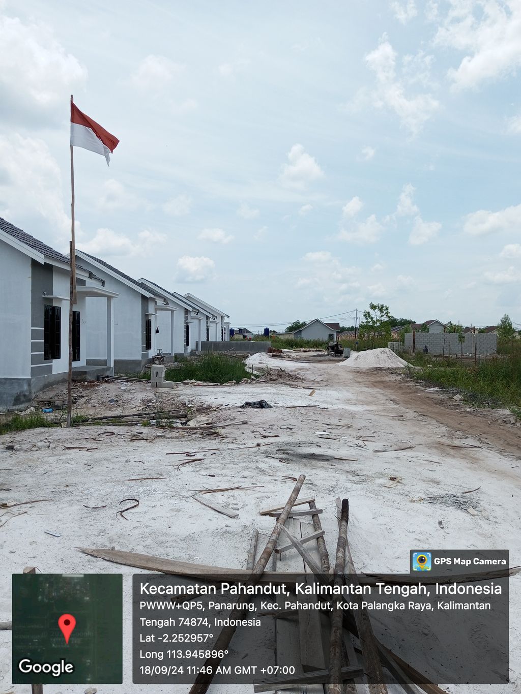 foto posisi tengah perumahan Faiza regency