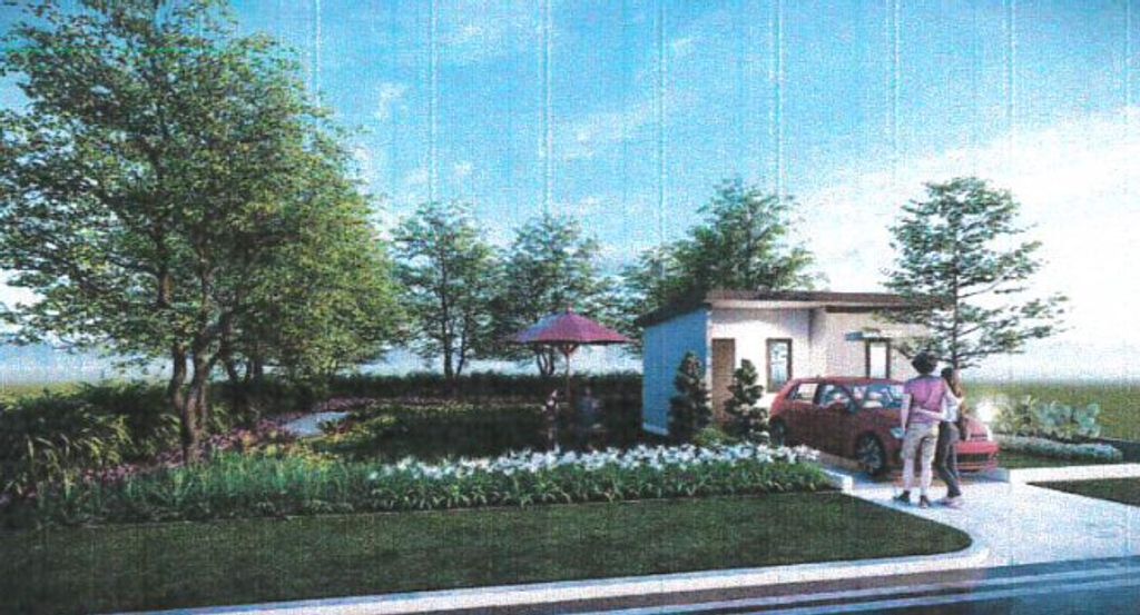 foto tampak rumah tipe 21 (F23) perumahan Garden House