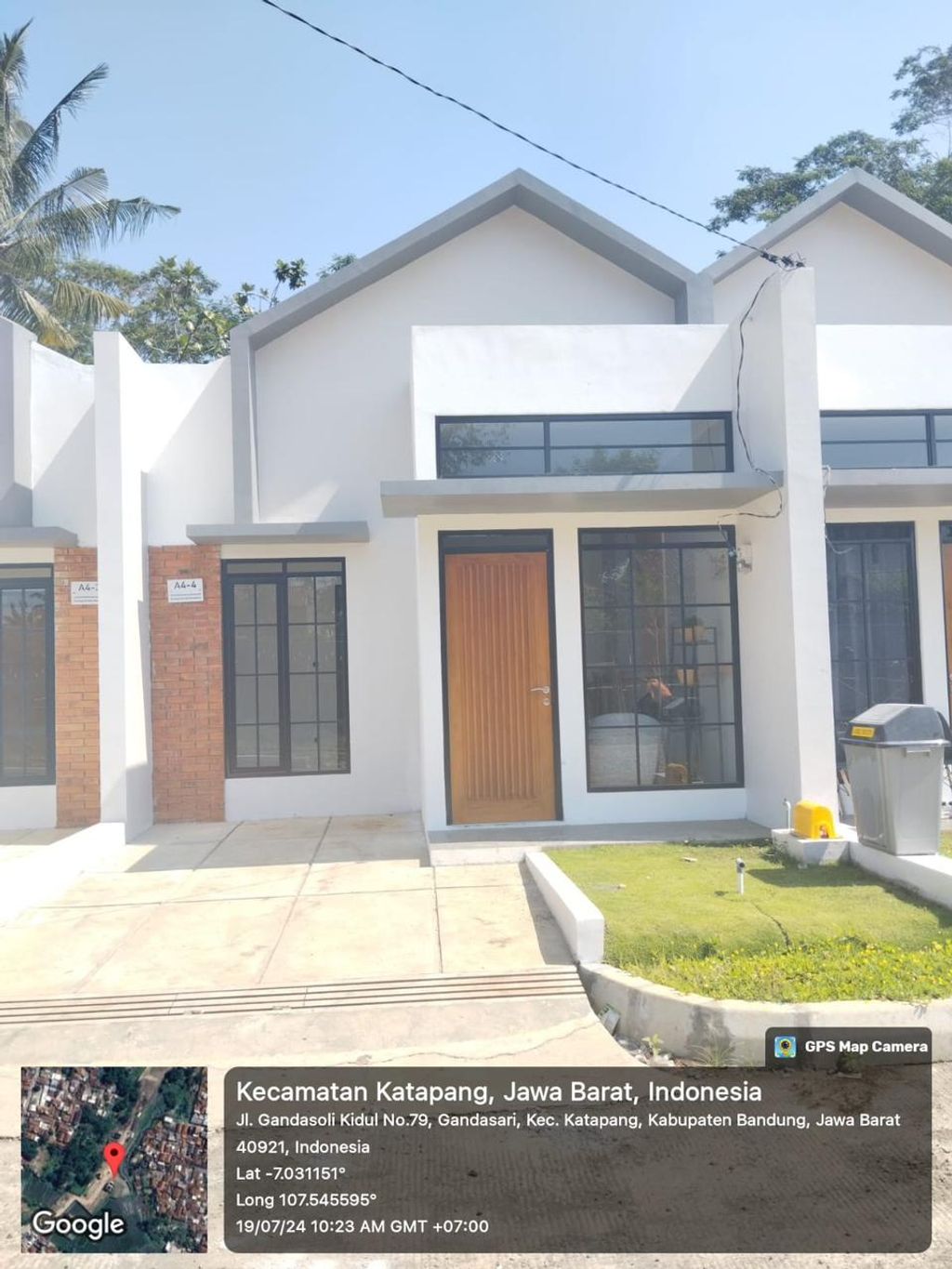 foto tampak rumah tipe 47 perumahan SOREANG GRANDE