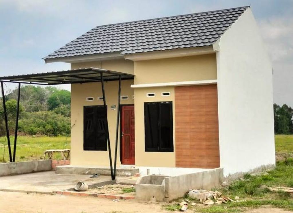 foto tampak rumah tipe 36 perumahan MEGA CAKRA REGENCY 2