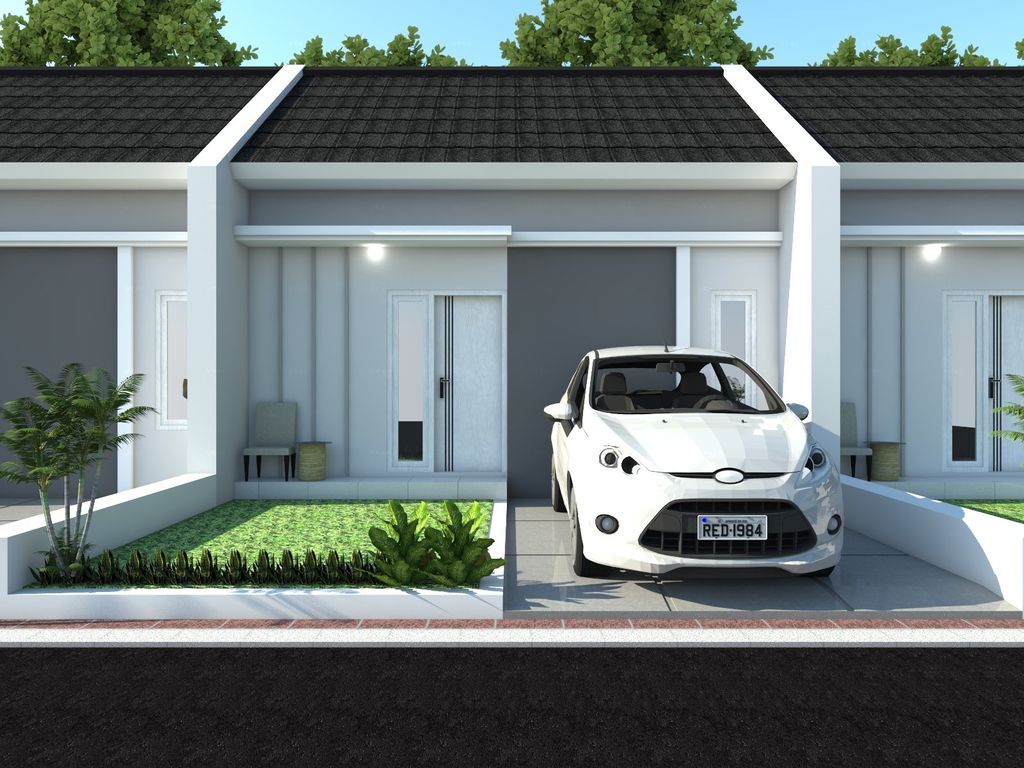 foto tampak rumah tipe Rumah 36 LT 62 perumahan GRIYA TATA PERMAI