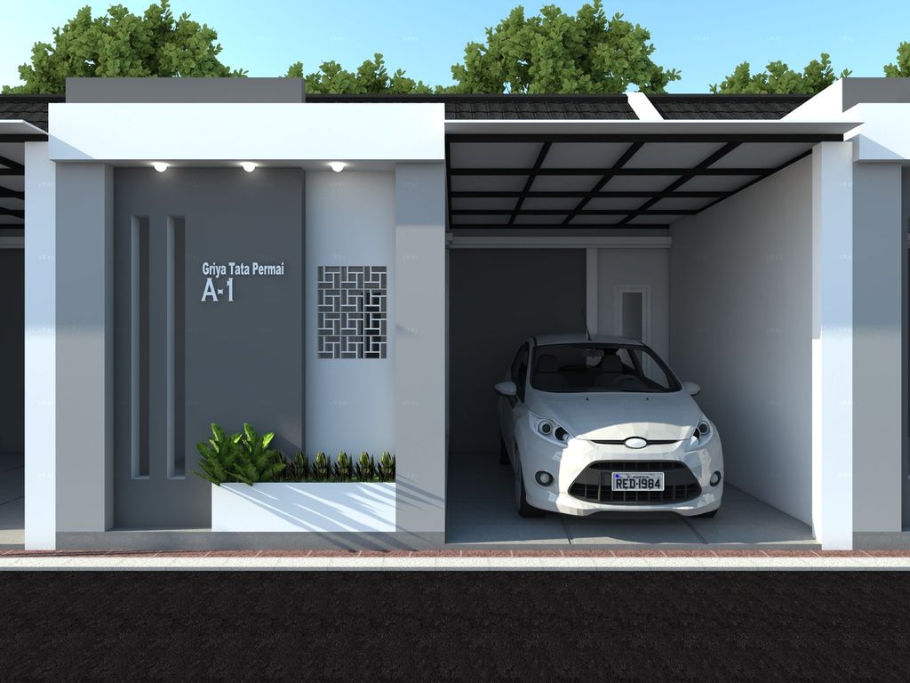 foto tampak rumah tipe Rumah 36 P/K perumahan GRIYA TATA PERMAI