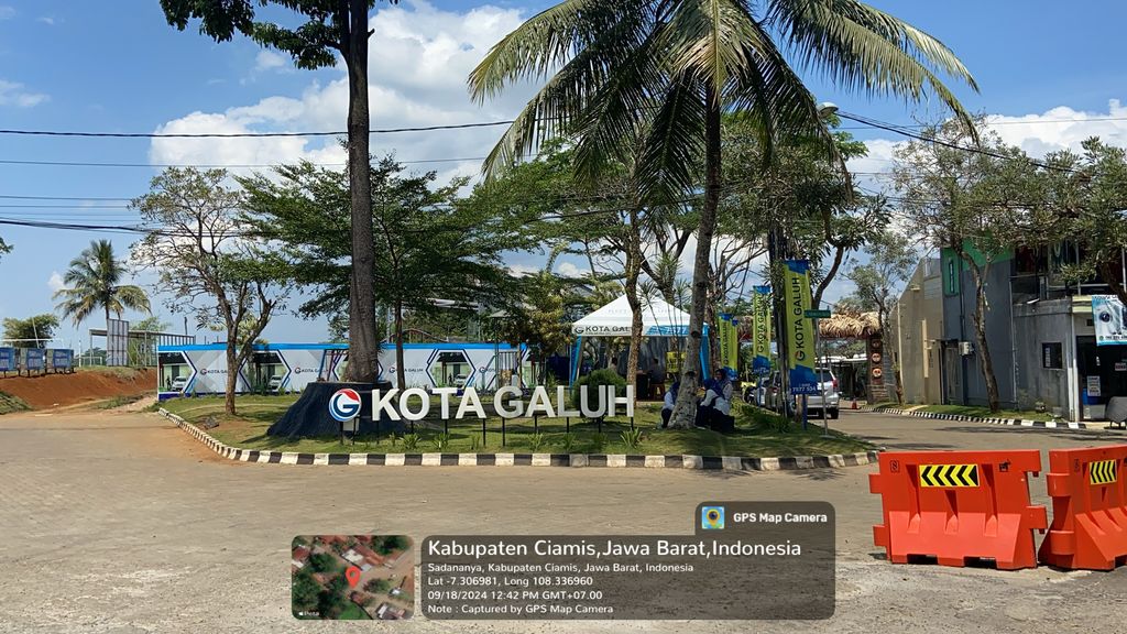 foto gerbang perumahan KOTA GALUH TAHAP 8B