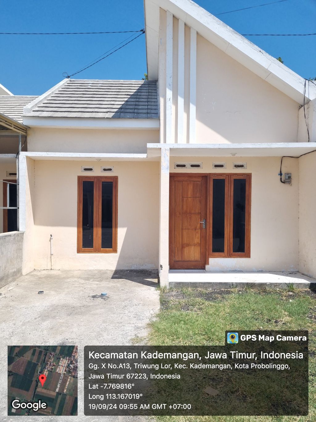 foto tampak rumah tipe 36 perumahan Elza HIMALAYA asri