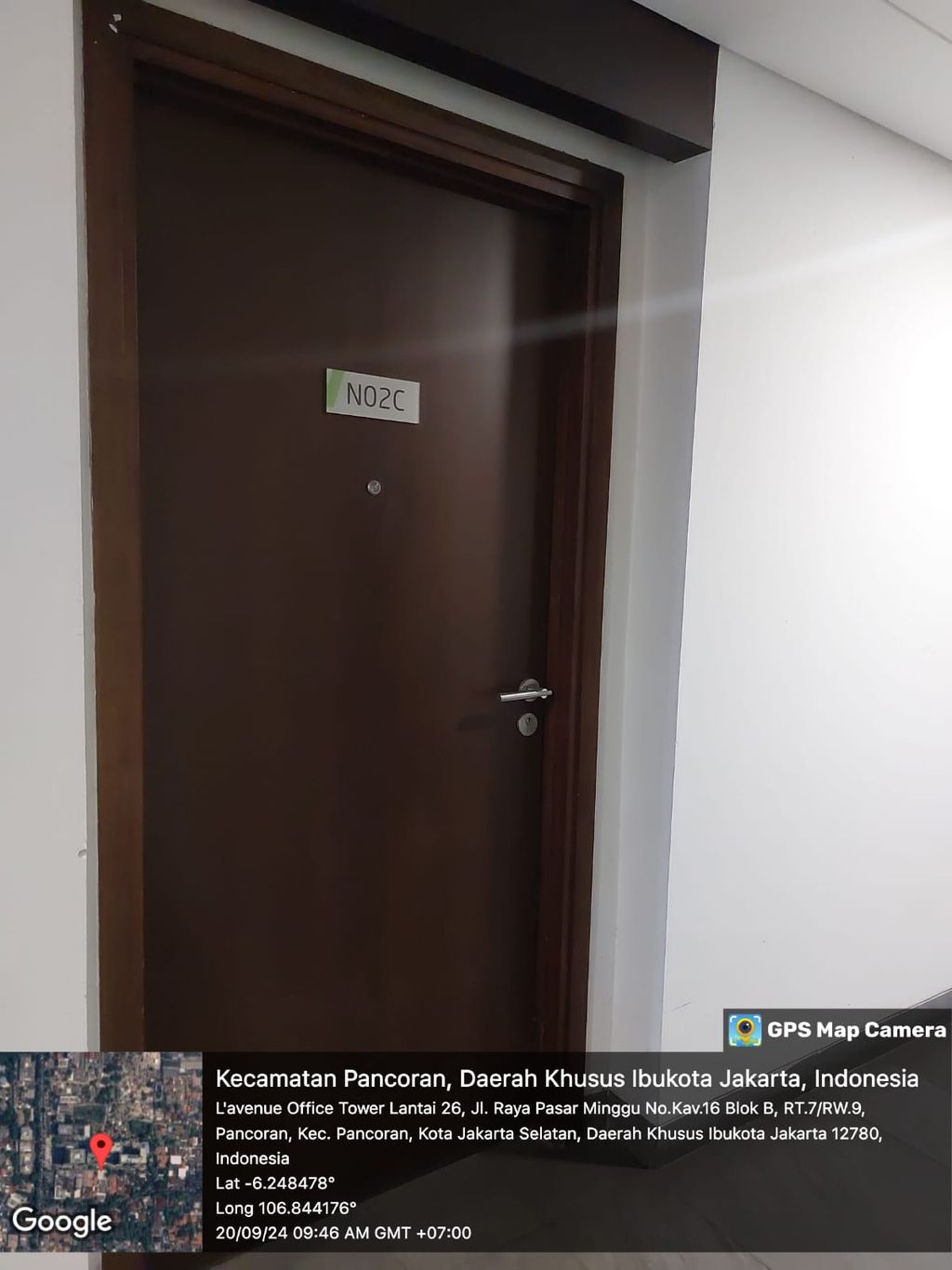 foto tampak rumah tipe 1 BR perumahan L'AVENUE