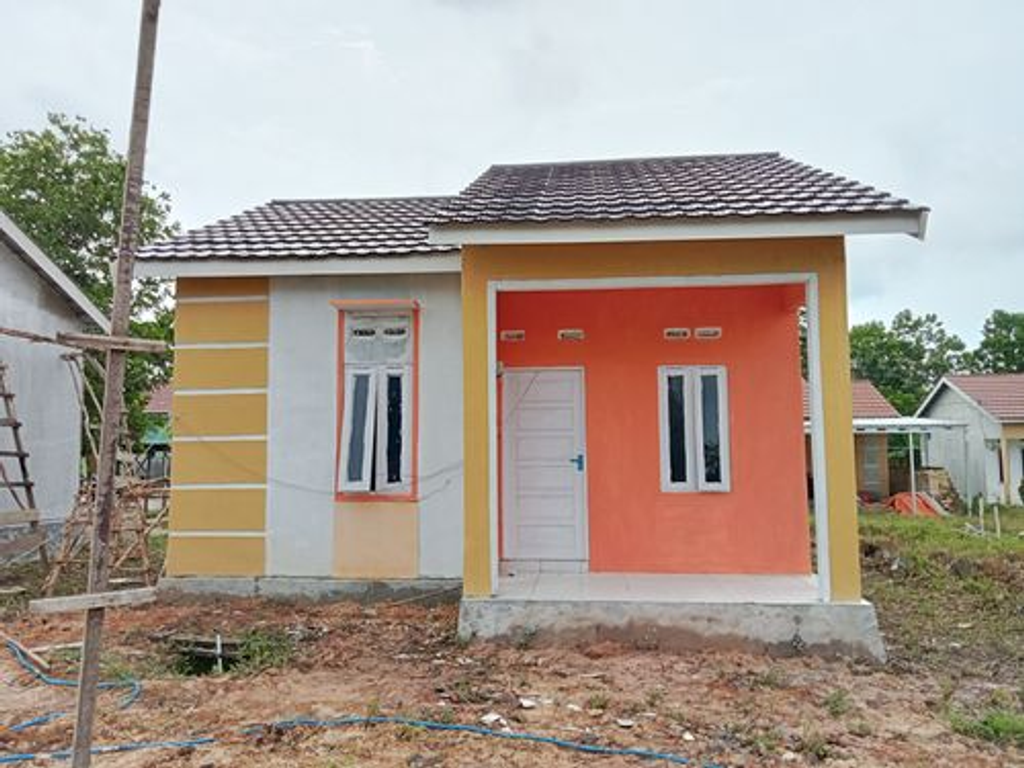 foto tampak rumah tipe 36 perumahan Griya Mandiri Asri Tahap 3