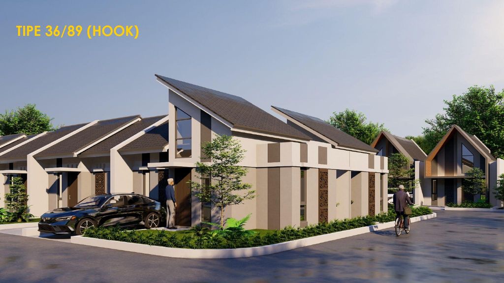 foto tampak rumah tipe 36/90 perumahan GRIYA HAWTHAH INAT