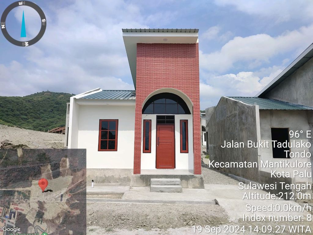 foto tampak rumah tipe MBR 36 SUBSIDI perumahan TONDO GREEN VIEW