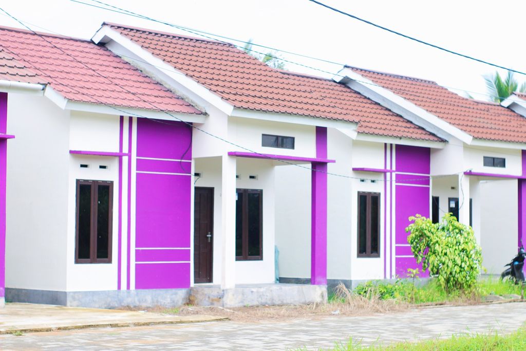 foto tampak rumah tipe 36 perumahan JASMINE RESIDENCE C & D
