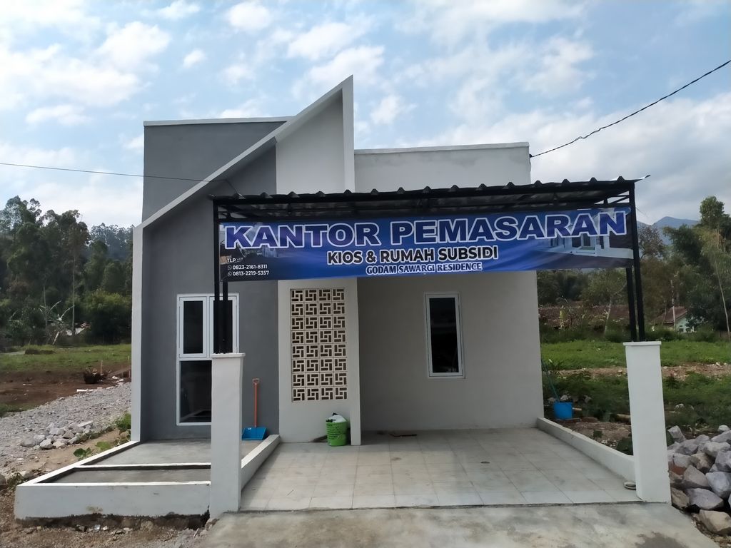 foto tampak rumah tipe 34/60 (PMK 2024) perumahan Godam Sawargi Residence
