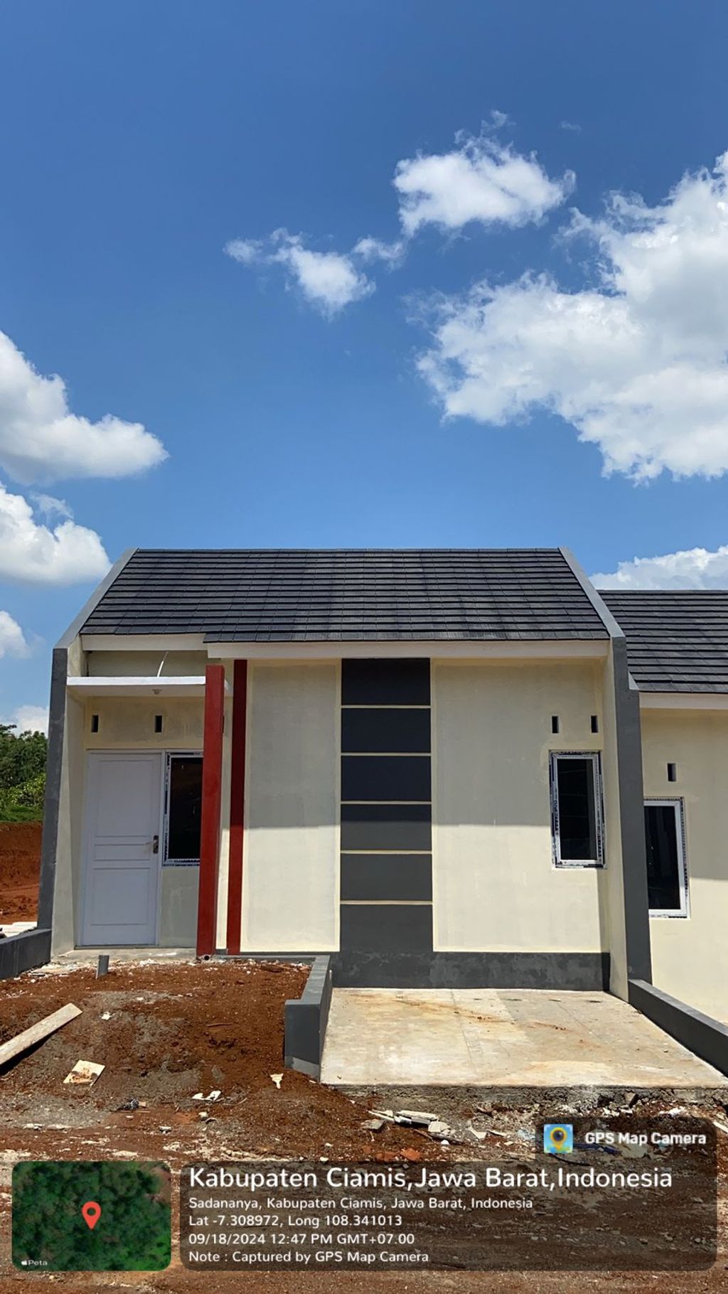 foto tampak rumah tipe 30/72 perumahan KOTA GALUH TAHAP 8B