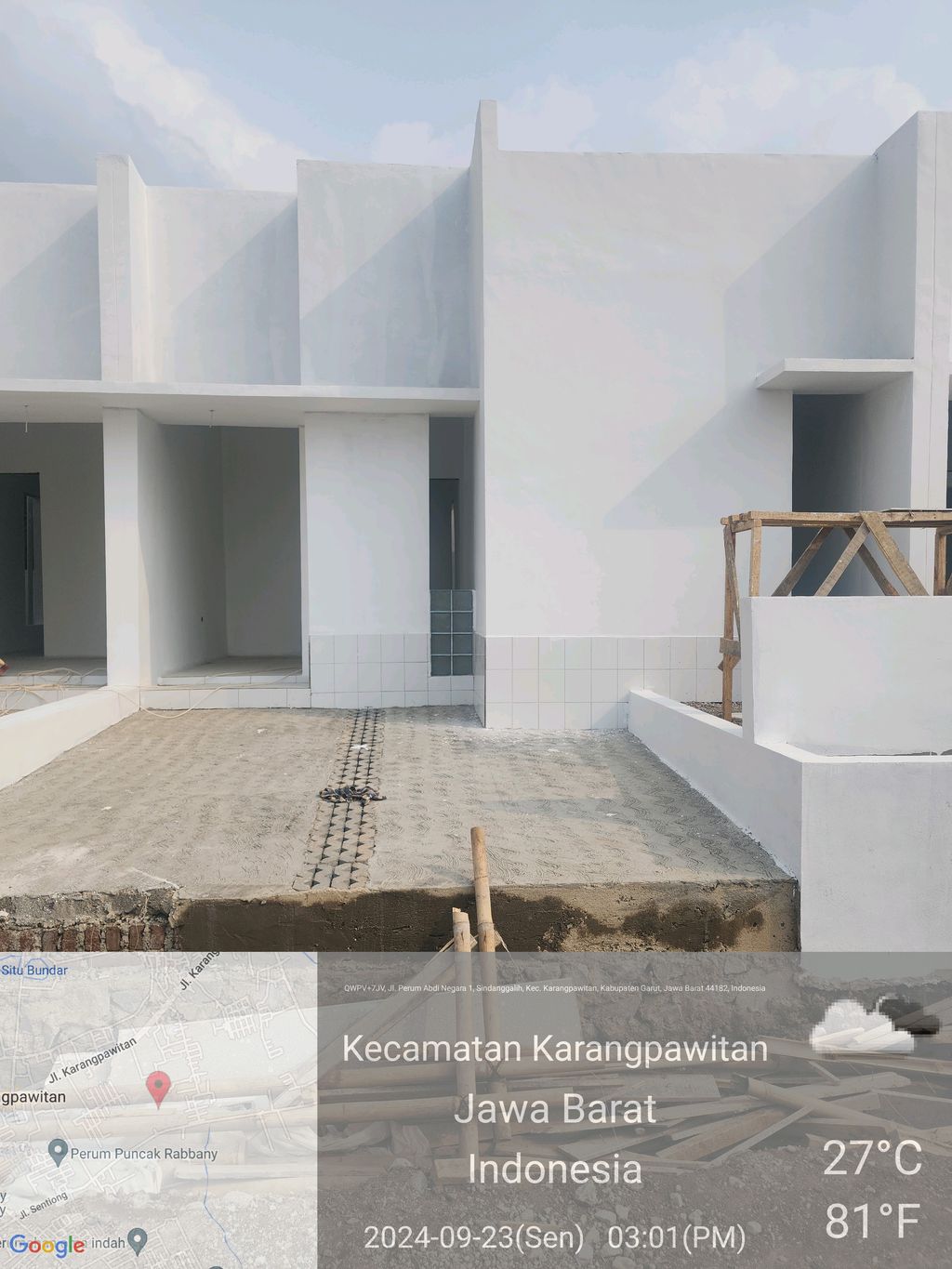 foto contoh rumah perumahan Nusa Land Karangpawitan