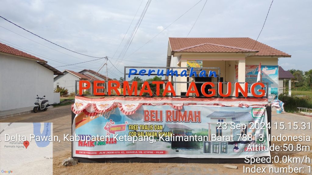 foto gerbang perumahan PERMATA AGUNG 3
