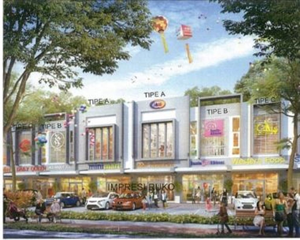foto tampak rumah tipe 90/45 perumahan KARTIKA RESIDENCE JUNI 2024