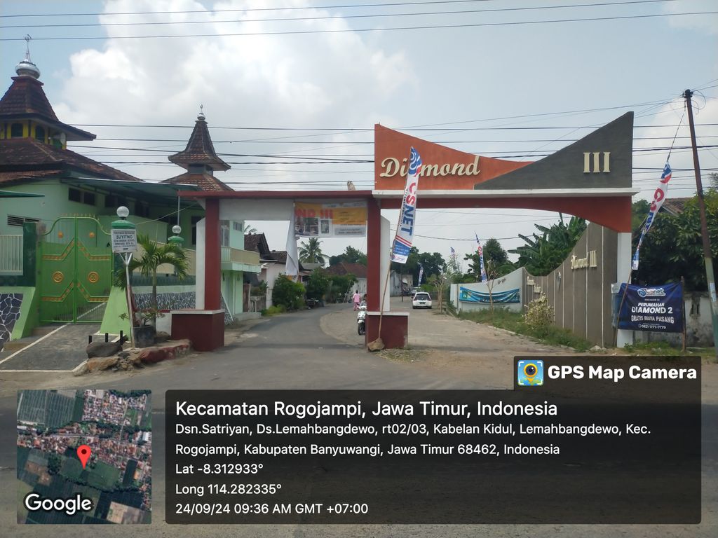 foto gerbang perumahan Diamond 3