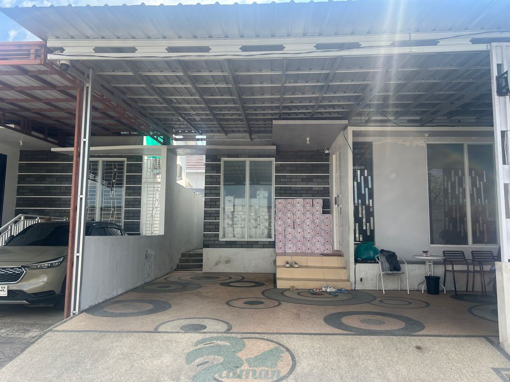 foto tampak rumah tipe ASHOKA KAV 26 perumahan Cluster Ashoka