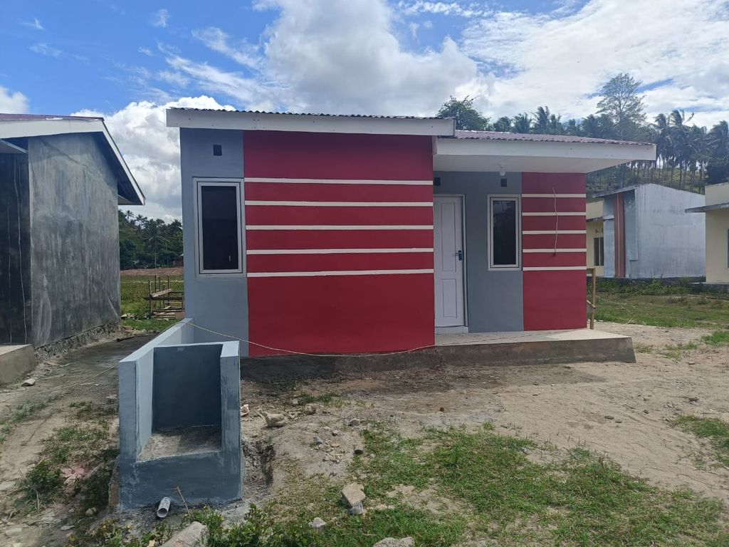 foto tampak rumah tipe 36 perumahan COZY HOME ISIMU