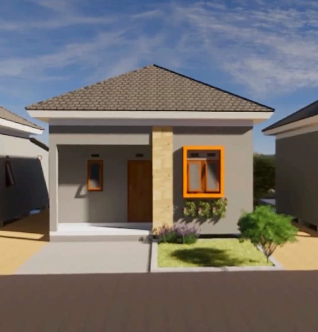 foto tampak rumah tipe 36 perumahan KOMPLEK ANTASARI MANDIRI 2