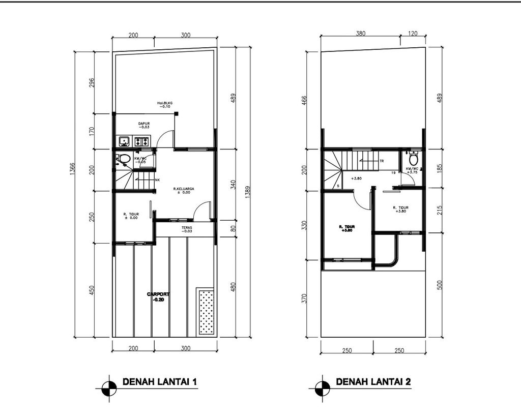 foto denah rumah tipe 43 Compact High Ceiling (3KT) (516) perumahan G-Land Ciwastra Park 2