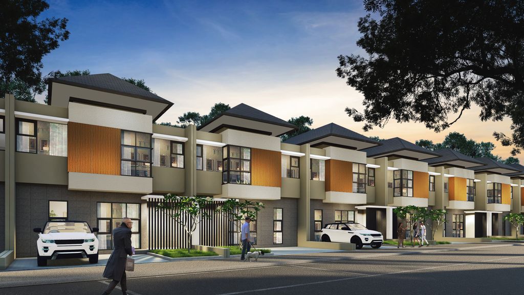 foto tampak rumah tipe 140 perumahan JINGGA RESIDENCE SOREANG TAHAP II