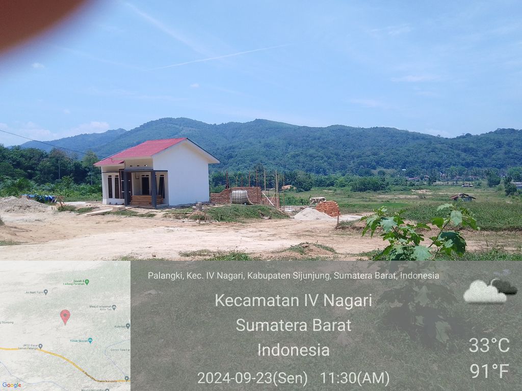 foto posisi tengah perumahan PESONA ALAM BINJAI