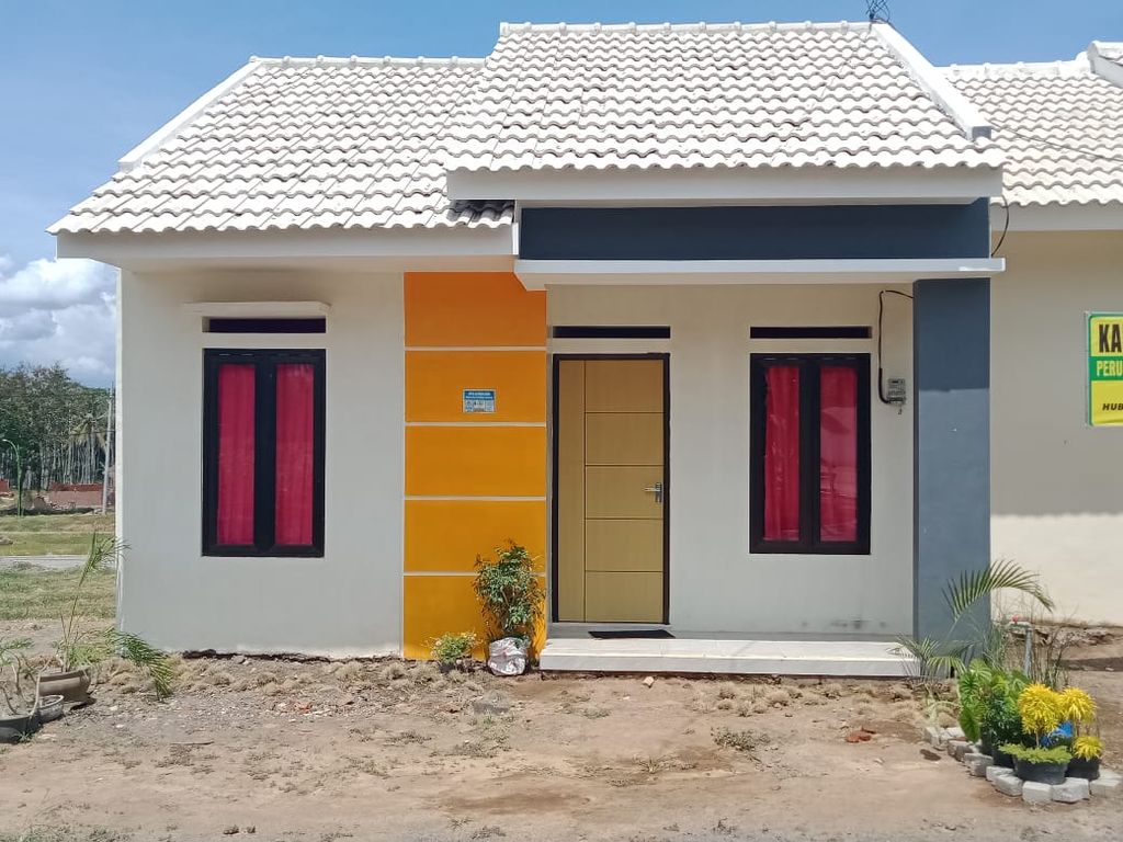 foto tampak rumah tipe SUBSIDI 2024 perumahan TAMAN ARGOPURO INDAH 2