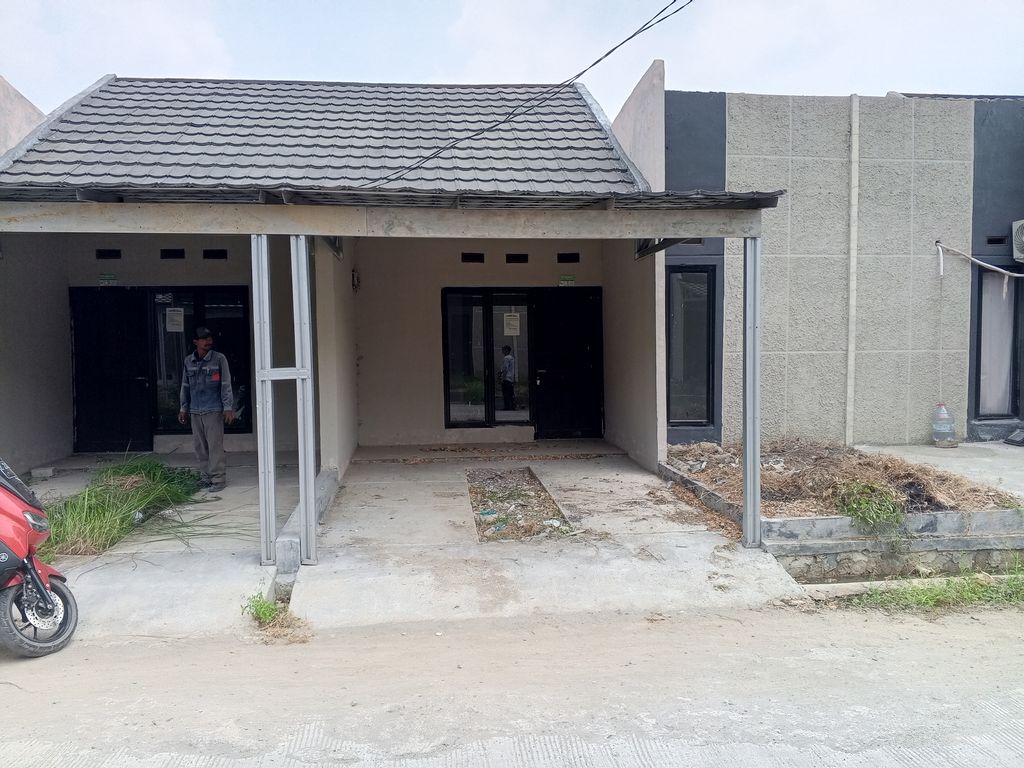 foto tampak rumah tipe 30/60 perumahan GARDEN CITY RESIDENCE I