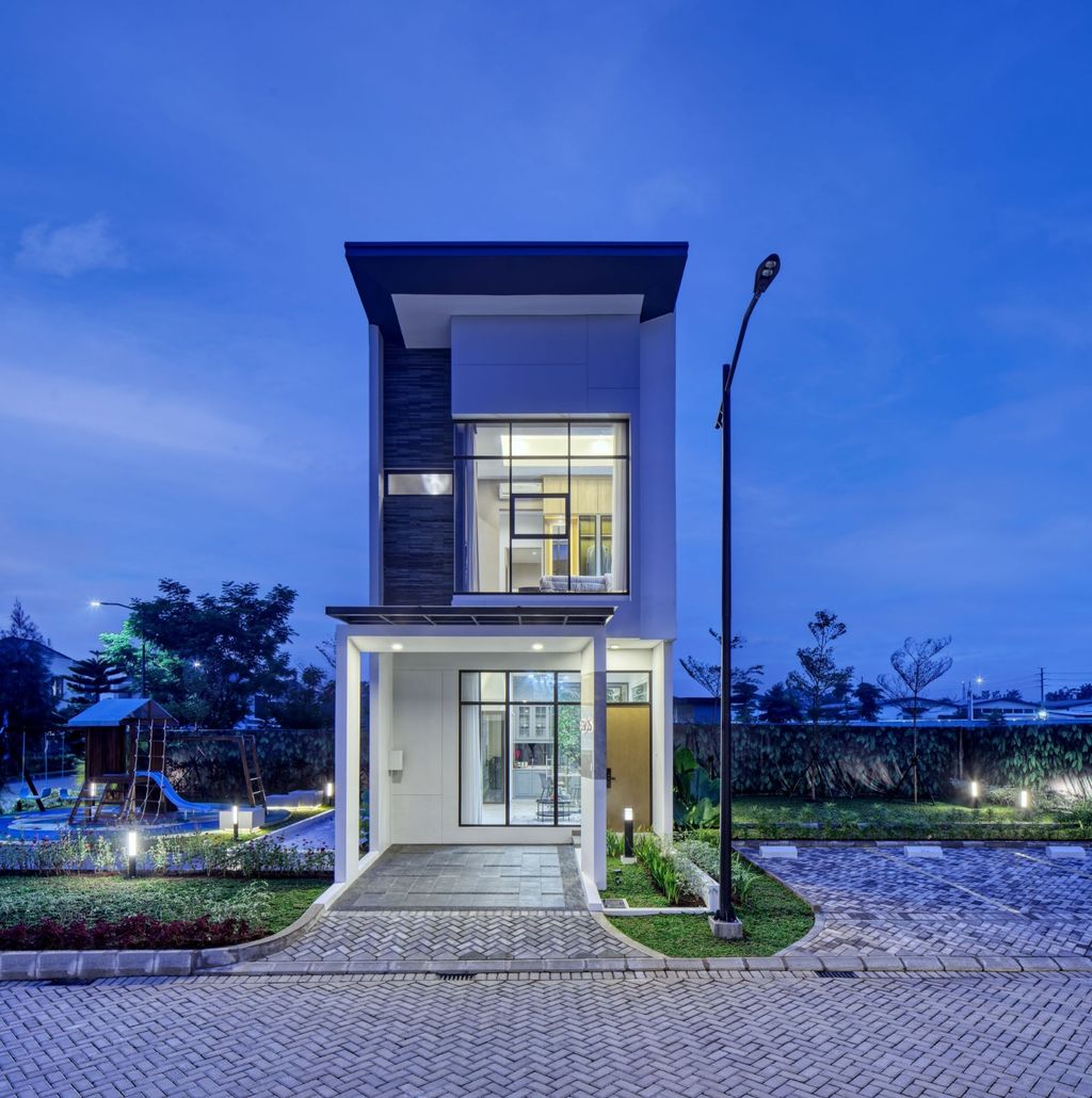foto tampak rumah tipe 57 perumahan Perumahan Pine Residence Cluster Northern Pine