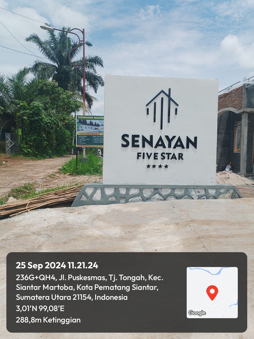 foto gerbang perumahan SENAYAN FIVE STAR