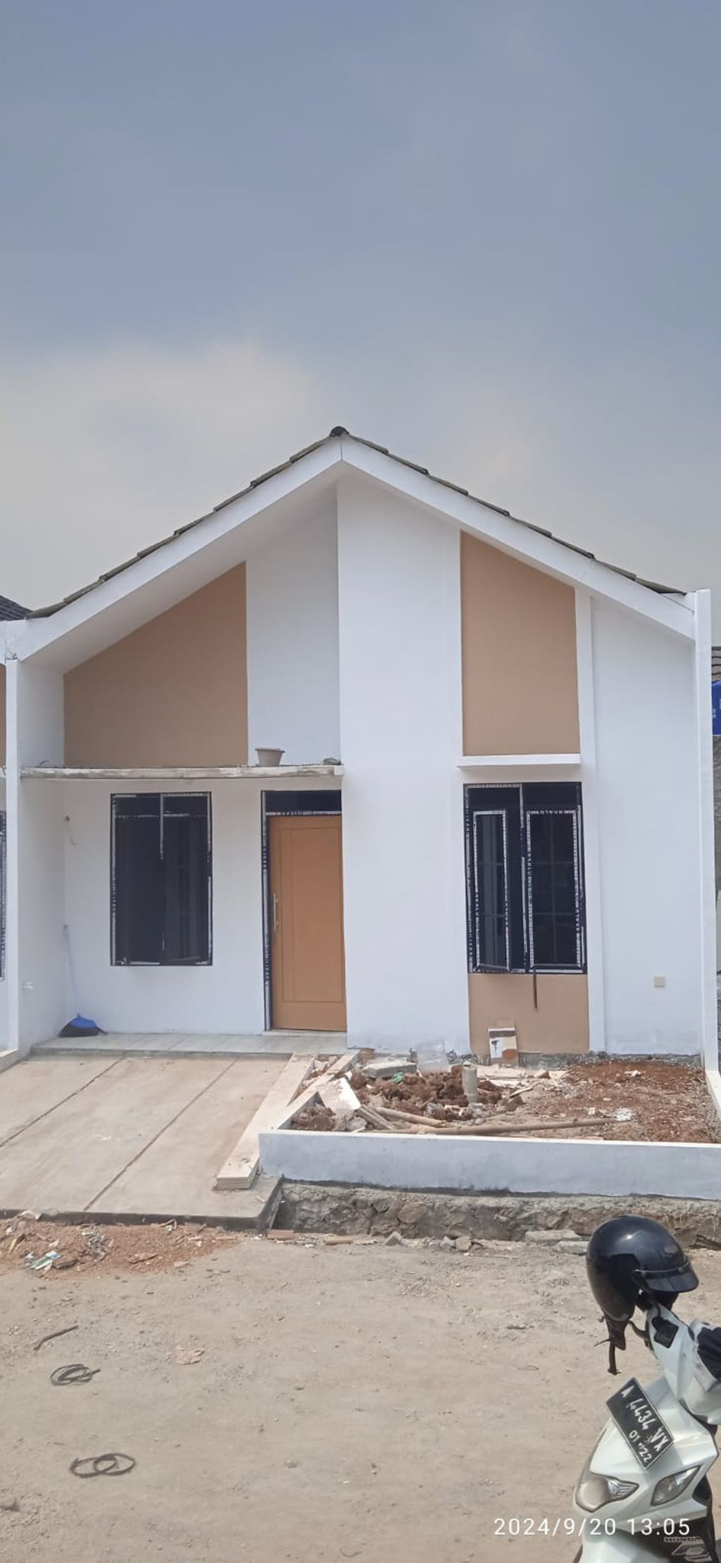 foto tampak rumah tipe 30 perumahan DALUNG GREEN VILLAGE TAHAP 2