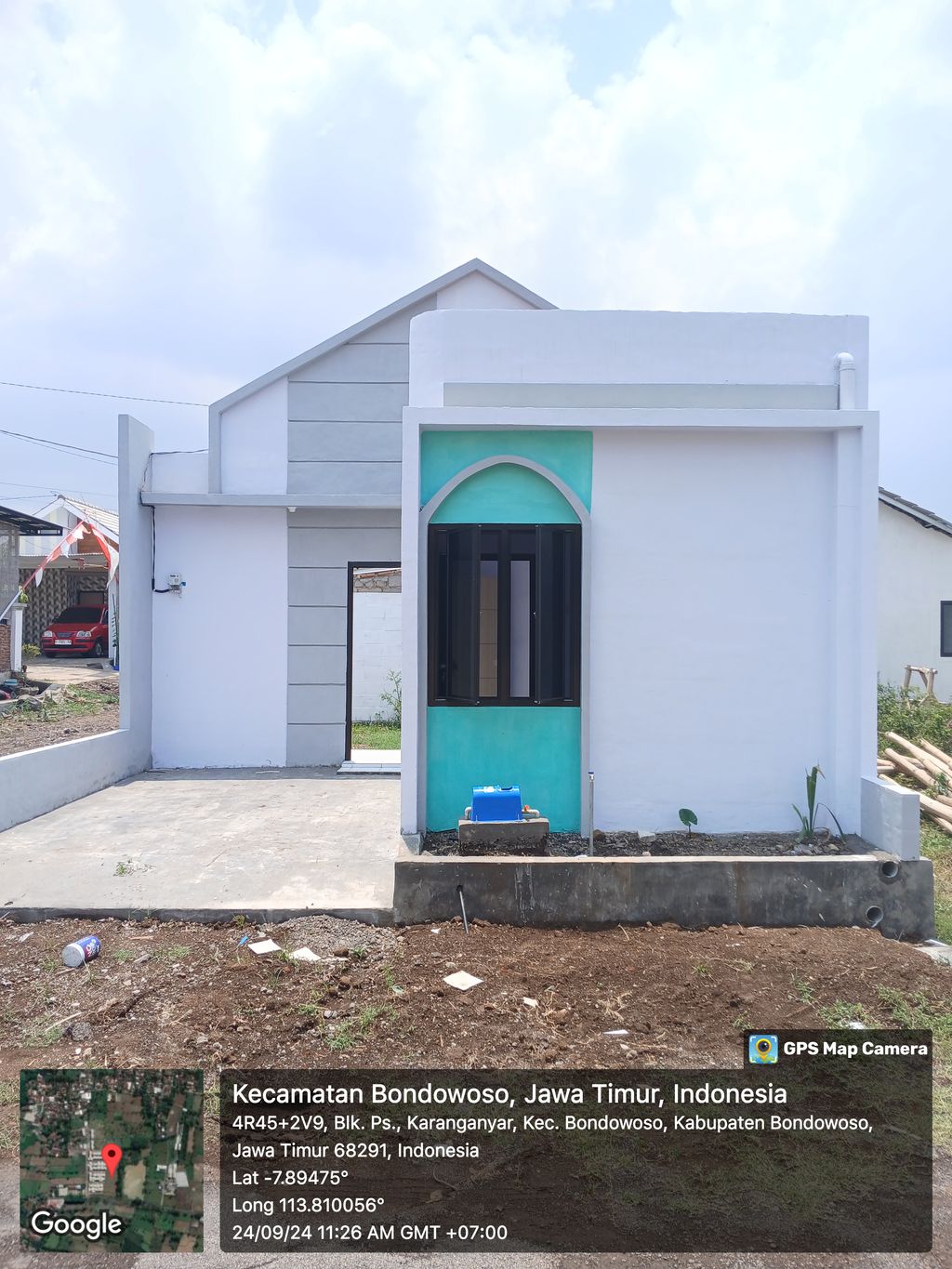 foto denah rumah tipe 24 perumahan River Side Garden Tahap 2