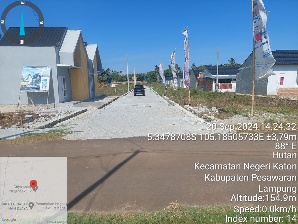 foto posisi tengah perumahan Sambaha Residence 1