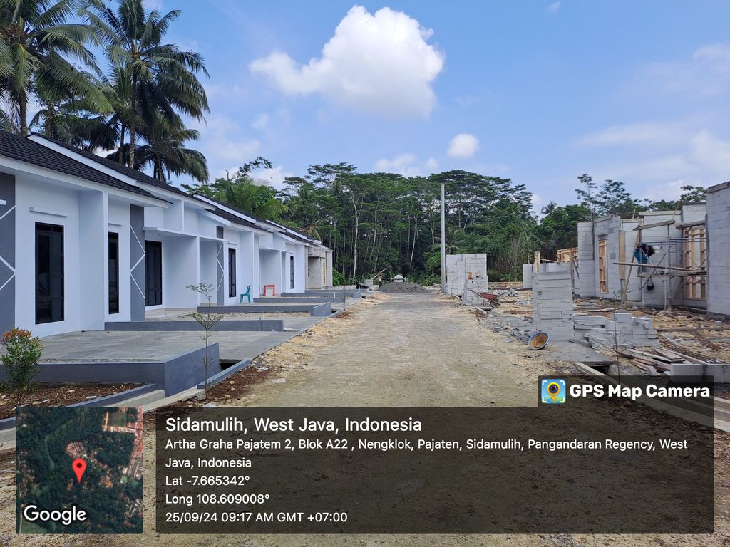 foto posisi tengah perumahan GRAHA ARTHA PAJATEN 2 TAHAP 2